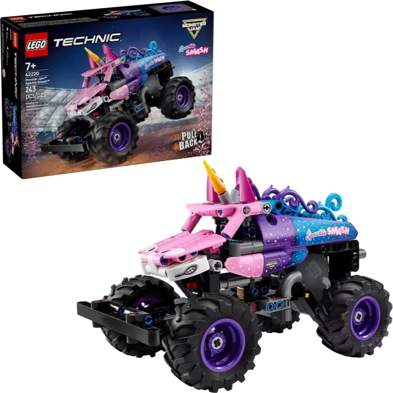Lego 42220 Technic Monster Jam Sparkle Smash Pull-Back 1