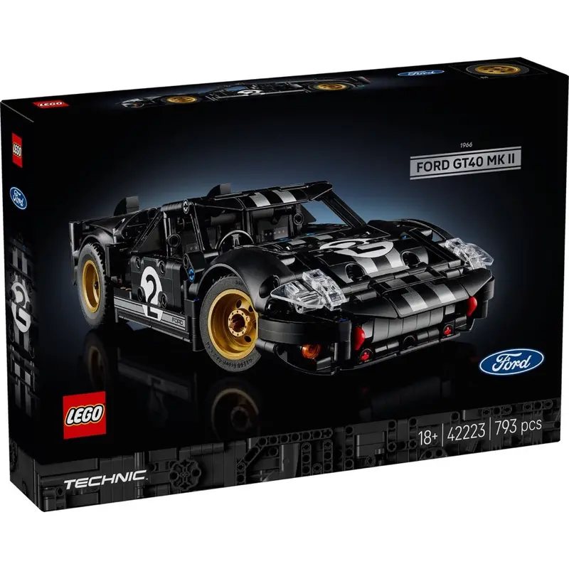 Lego 42223 Technic 1966 Ford Gt40 Mkii Race Car 1
