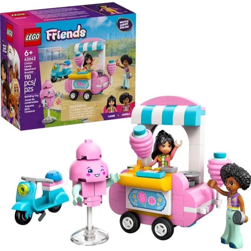 Lego 42643 Friends Cotton Candy Stand And Scooter 1