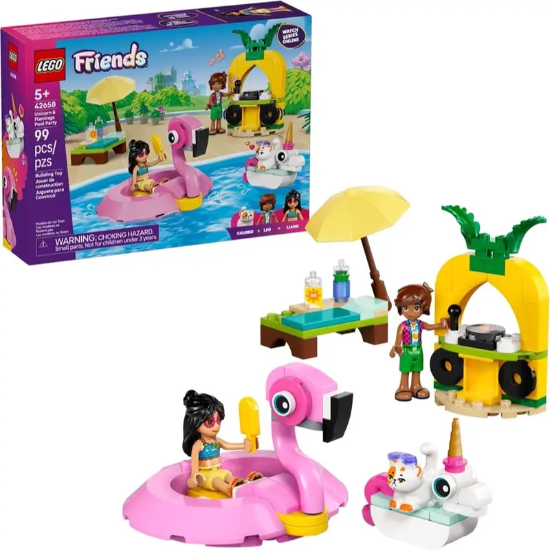 Lego 42658 Friends Unicorn & Flamingo Pool Party 1