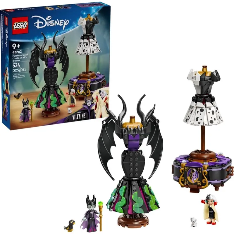 Lego 43262 Disney Classic Maleficent's And Cruella De Vil's Dresse 1