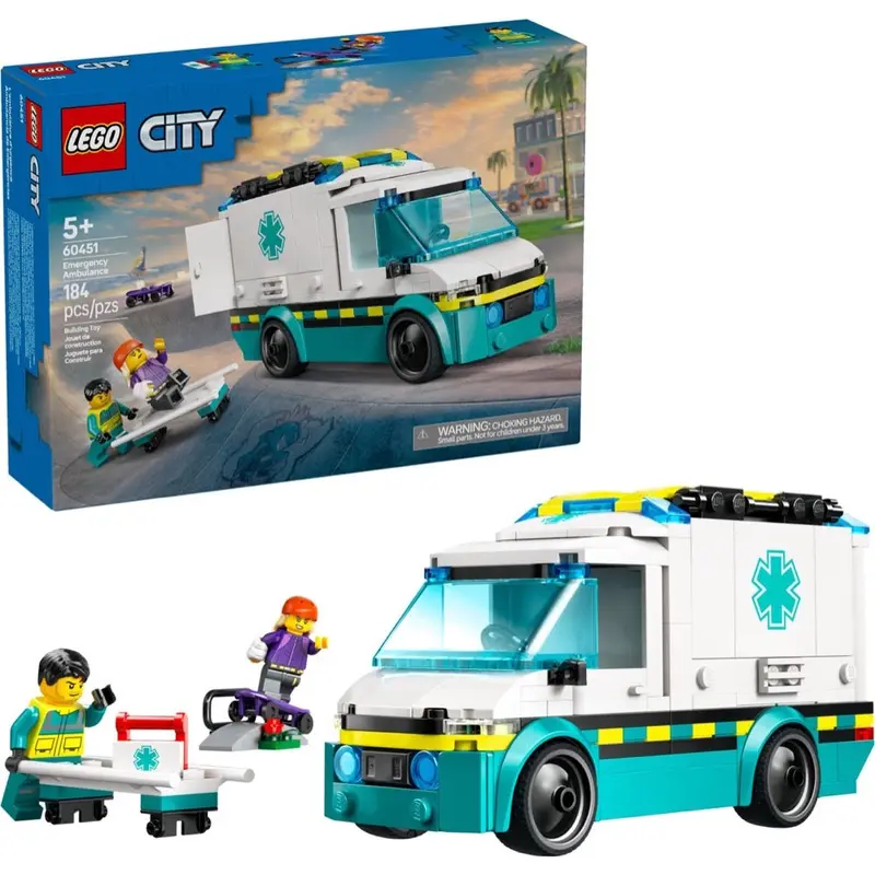 Lego 60451 City Emergency Ambulance 1