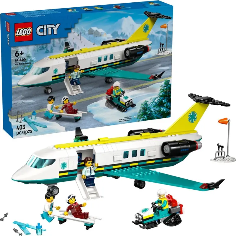 Lego 60465 City Emergency Air Ambulance Airplane 1