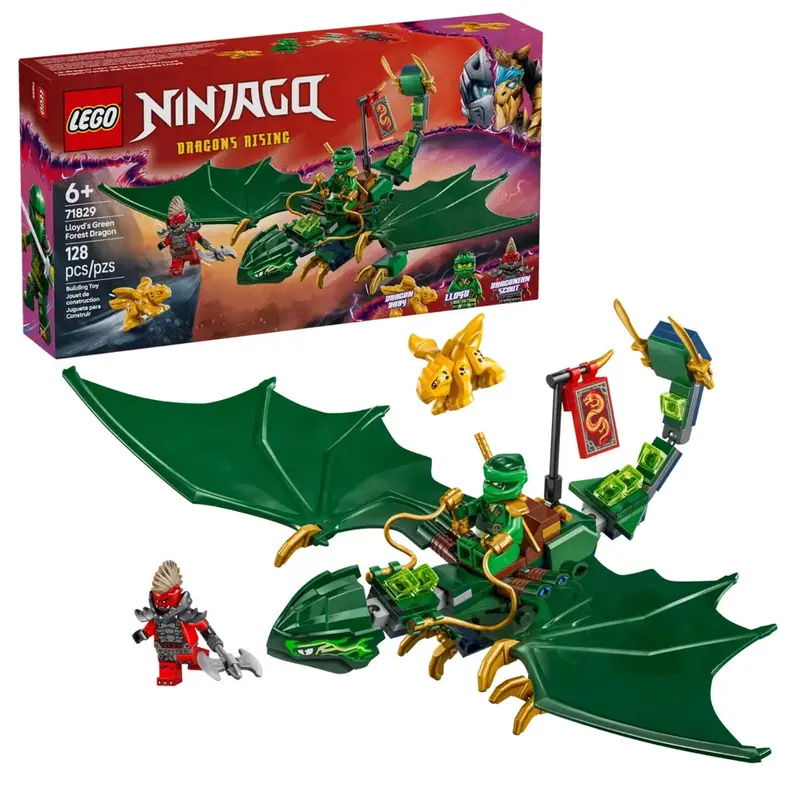 Lego 71829 Ninjago Lloyd's Green Forest Dragon 1