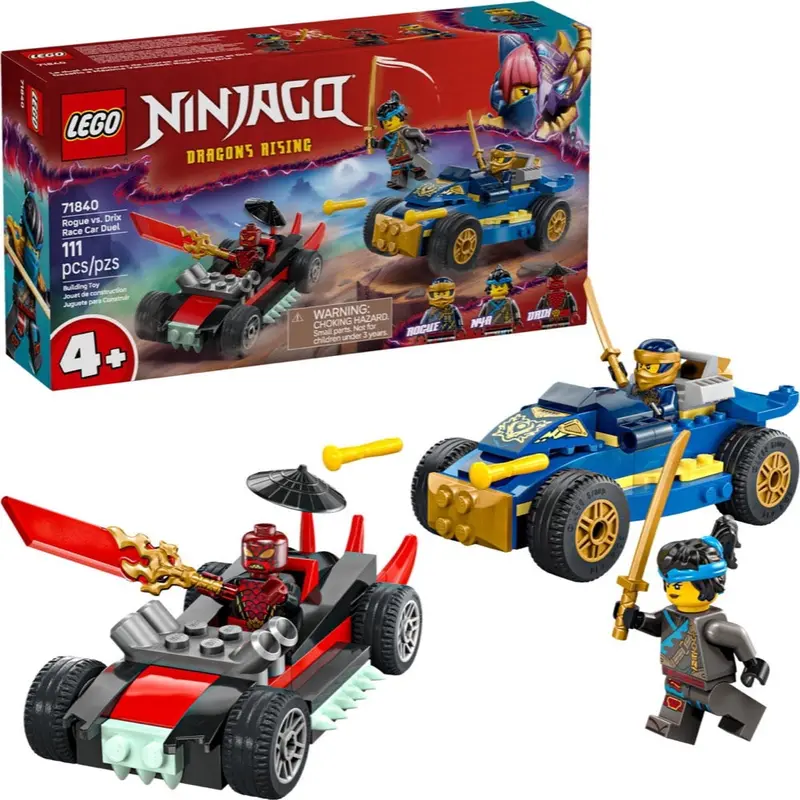 Lego 71840 Ninjago Rogue Vs. Drix Race Car Duel 1