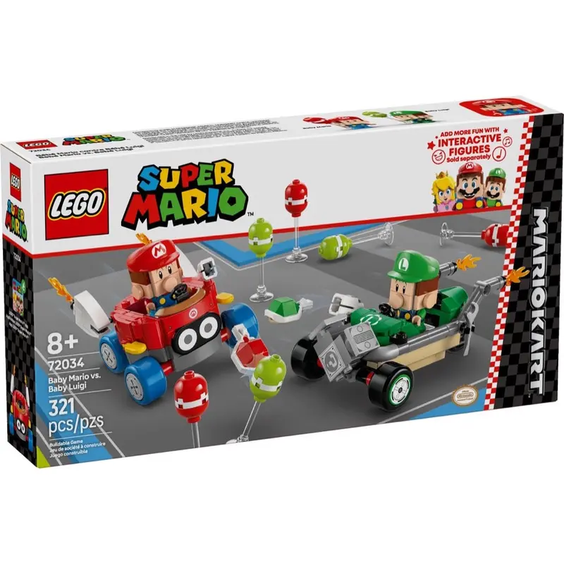 Lego 72034 Mario Kart™ Baby Mario Vs Baby Luigi 1