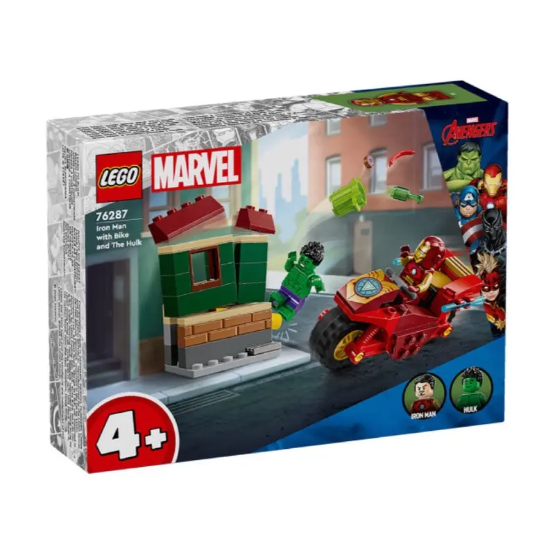 Lego 76287 Marvel Super Heroes Iron Man With Bike And The Hulk 1