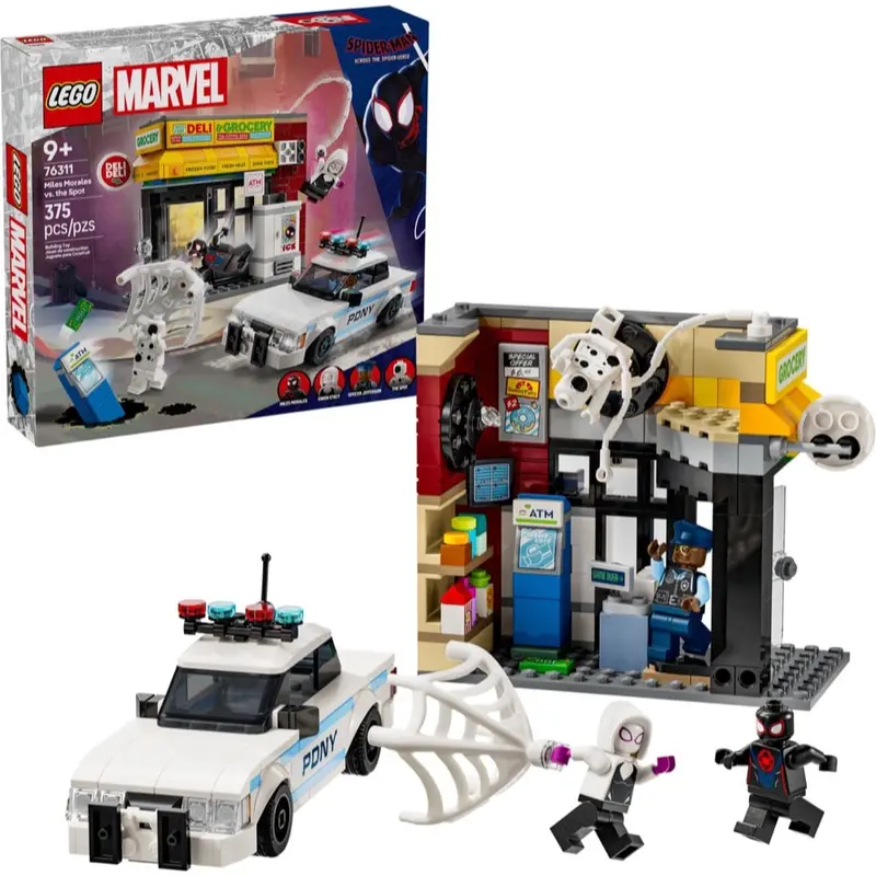 Lego 76311 Super Heroes Marvel Spider-Verse: Miles Morales Vs. The Spot 1