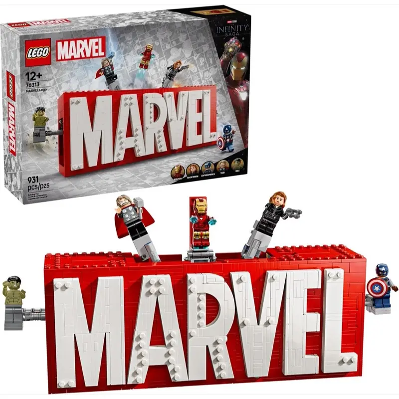 Lego 76313 Super Heroes Marvel Marvel Logo & Minifigures 1