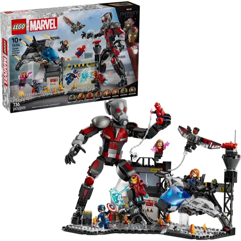 Lego 76314 Super Heroes Marvel Captain America: Civil War Action Battle 1
