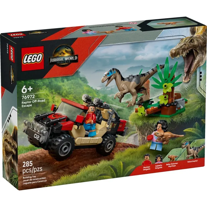 Lego 76972 Jurrasic World Raptor Off-Road Escape 1