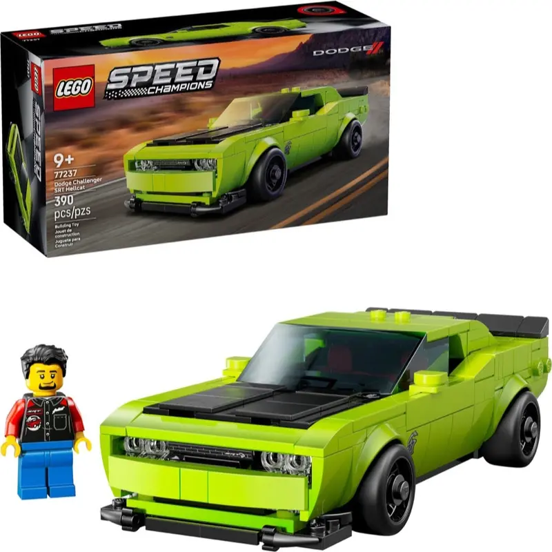 Lego 77237 Speed Champions Dodge Challenger Srt Hellcat Sports Car 1