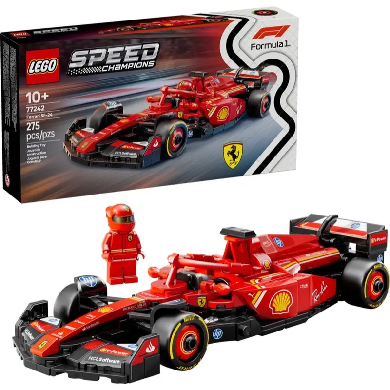 Lego 77242 Speed Champions Ferrari Sf-24 F1 Race Car 1