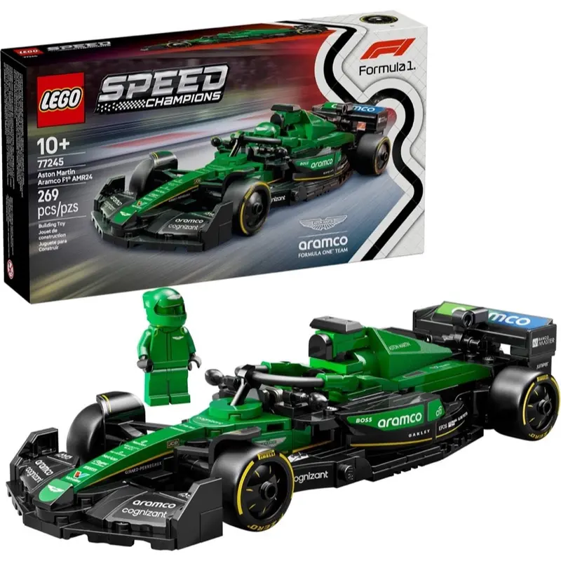 Lego 77245 Speed Champions Aston Martin Aramco F1 Amr24 Race Car 1