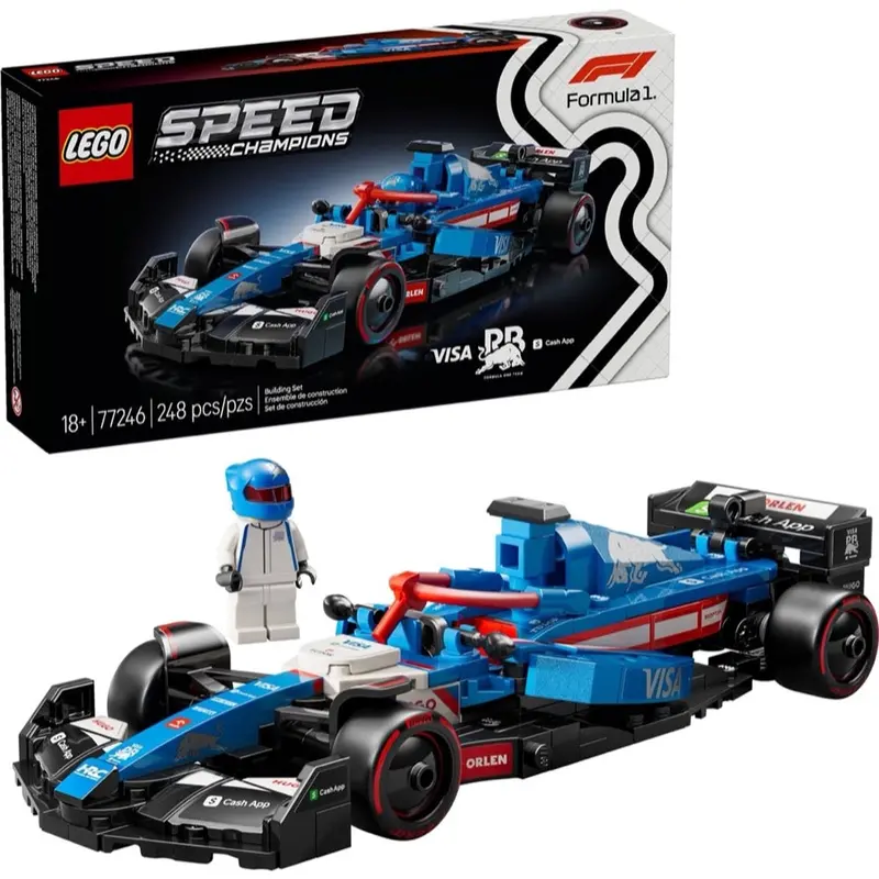 Lego 77246 Speed Champions Visa Cash App Rb Vcarb 01 F1 Race Car 1