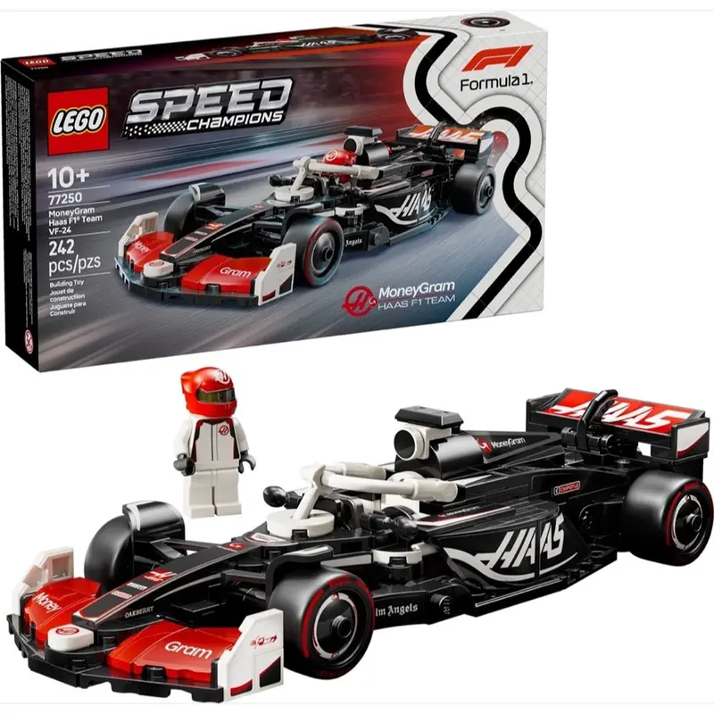 Lego 77250 Speed Champions Moneygram Haas F1 Team Vf-24 Race Car 1
