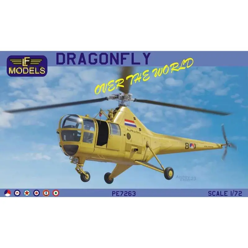 Lf Models Pe7263 1/72 Dragonfly Over The World Australian Decals 1