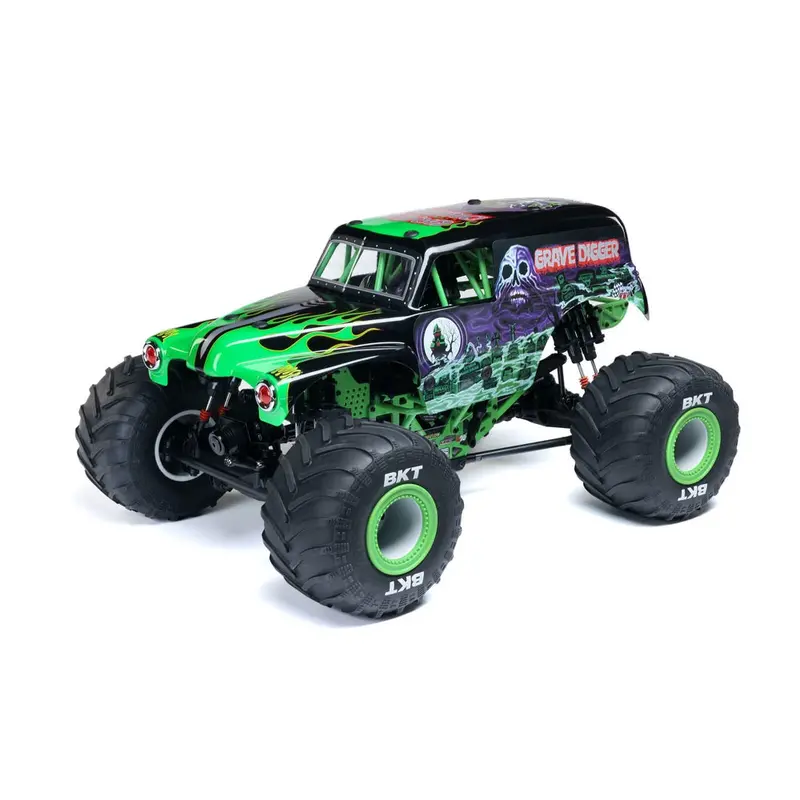 Losi 1/8 Lmt 2.0 Grave Digger 4X4 Solid Axle Brushless Monster Truck Rtr Green Los04028t1 1