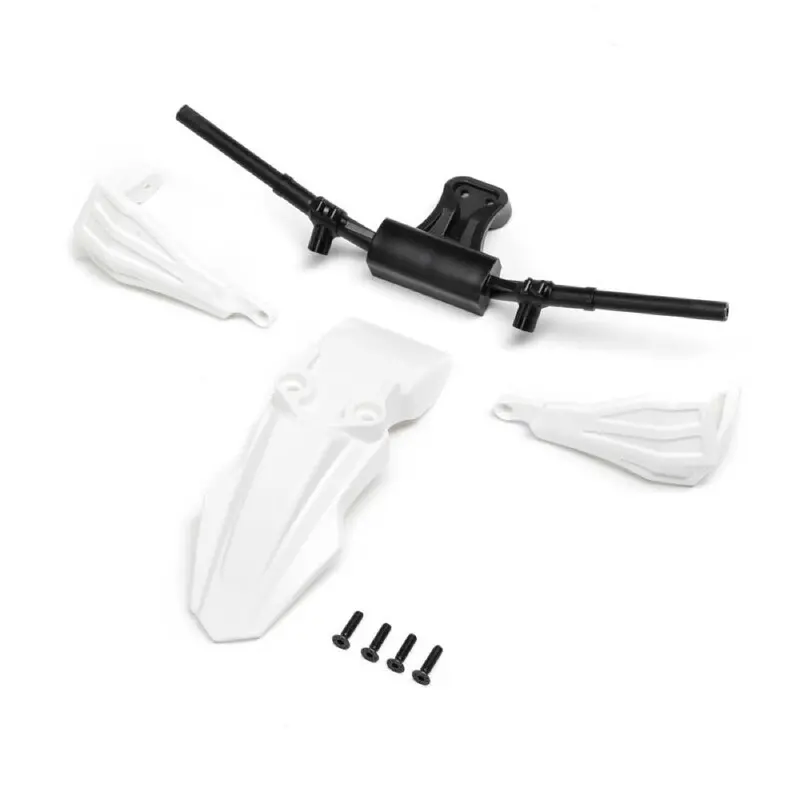 Losi 2304 Fender Handguards And Handle Bars White Promoto Sm 1