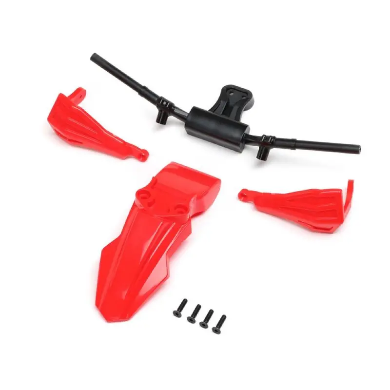 Losi 2307 Fender Handguards And Handle Bars Red Promoto Sm 1