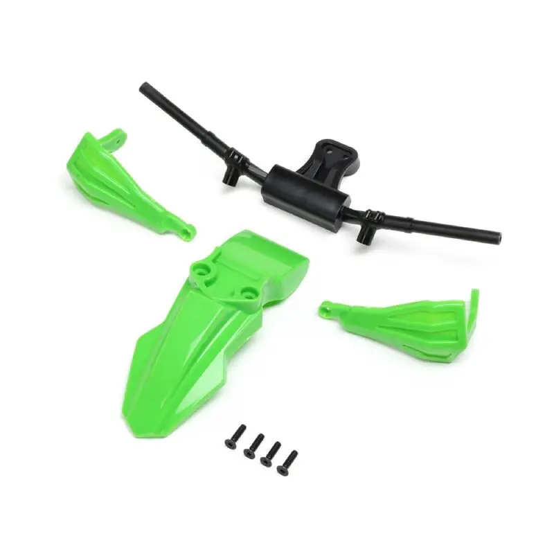 Losi 2308 Fender Handguards And Handle Bars Green Promoto Sm 1