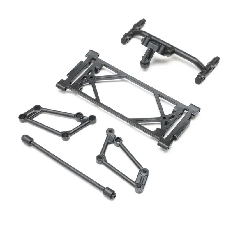 Losi Front Wing Mount Set Black 22S Sprint Car Los-2423 1