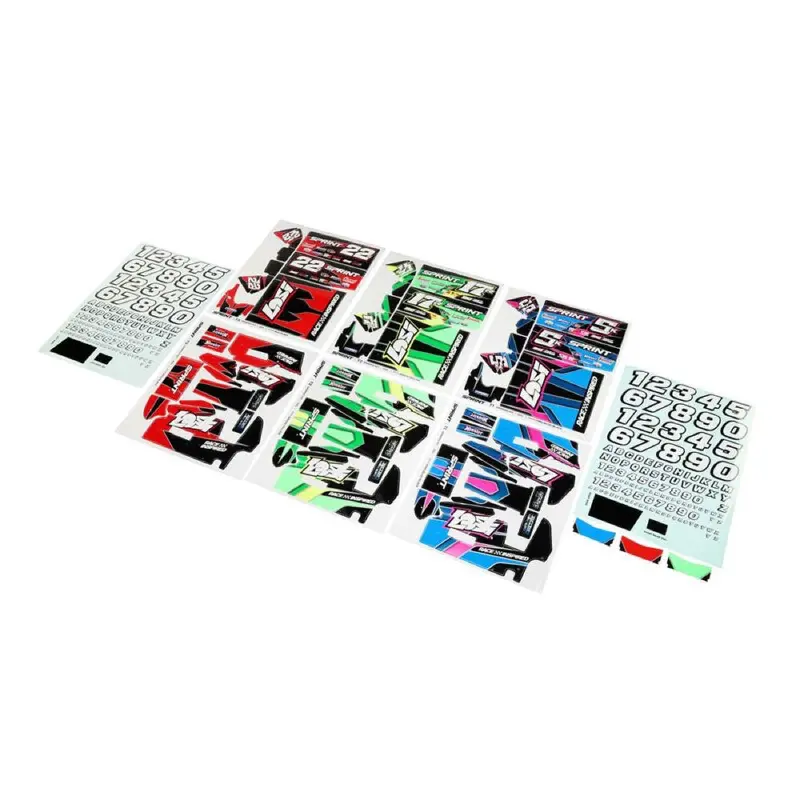 Losi Graphics Set 22S Sprint Car Los-2851 1