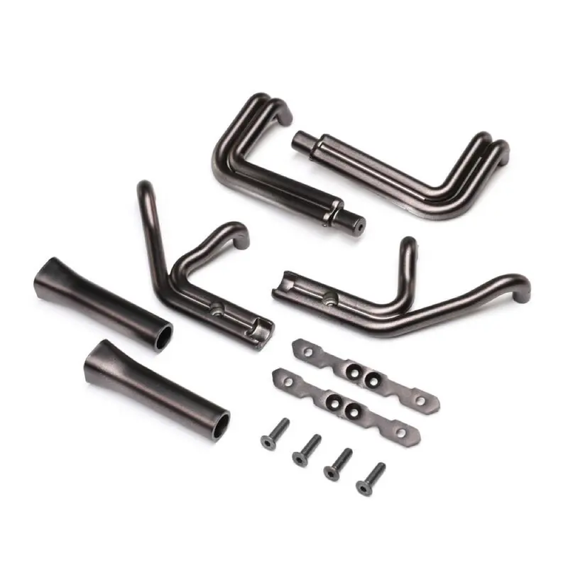 Losi Header Set Black Chrome 22S Sprint Car Los-1896 1