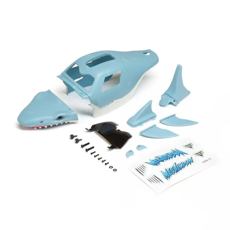 Losi Los-2054 Painted Body Set Mini Lmt Megalodon 1