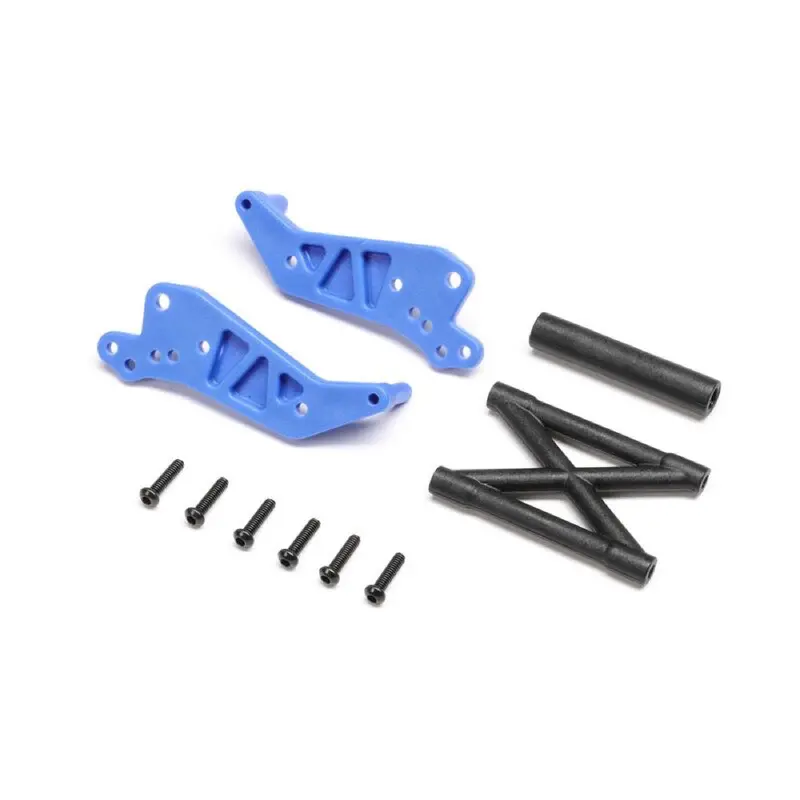 Losi Los211046 Wheelie Bar Set Blue Mini Lmt 1
