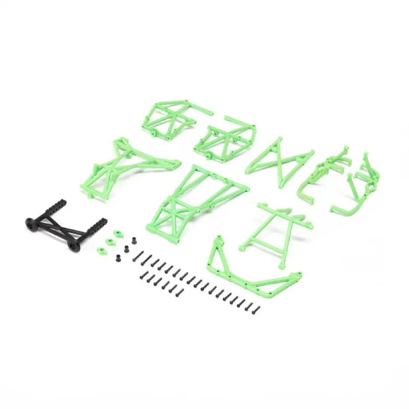 Losi Los211049 Cage Set Complete Green Mini Lmt 1