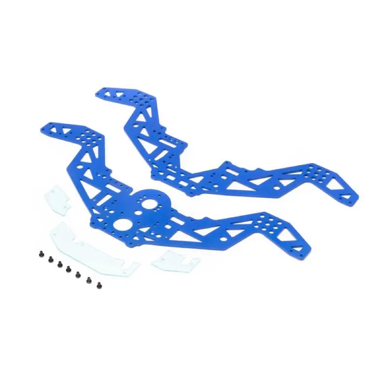 Losi Los211053 Chassis Plate Set Blue Mini Lmt 1