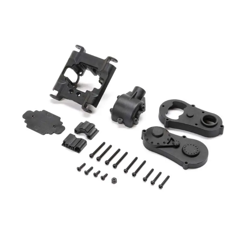 Losi Los212037 Center Gear Box Housing Set With Covers Mini Lmt 1