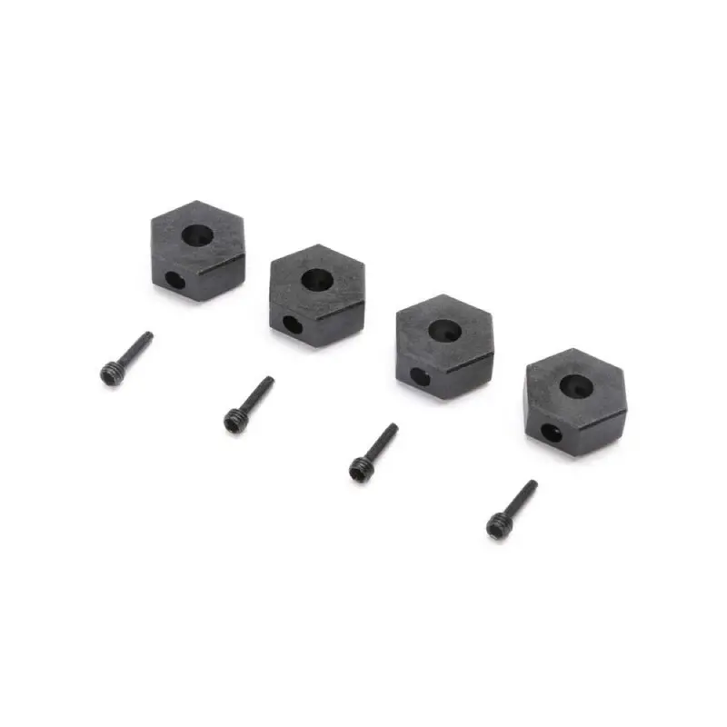 Losi Los212050 12Mm Wheel Hex And Screwpin 4Pcs Mini Lmt 1