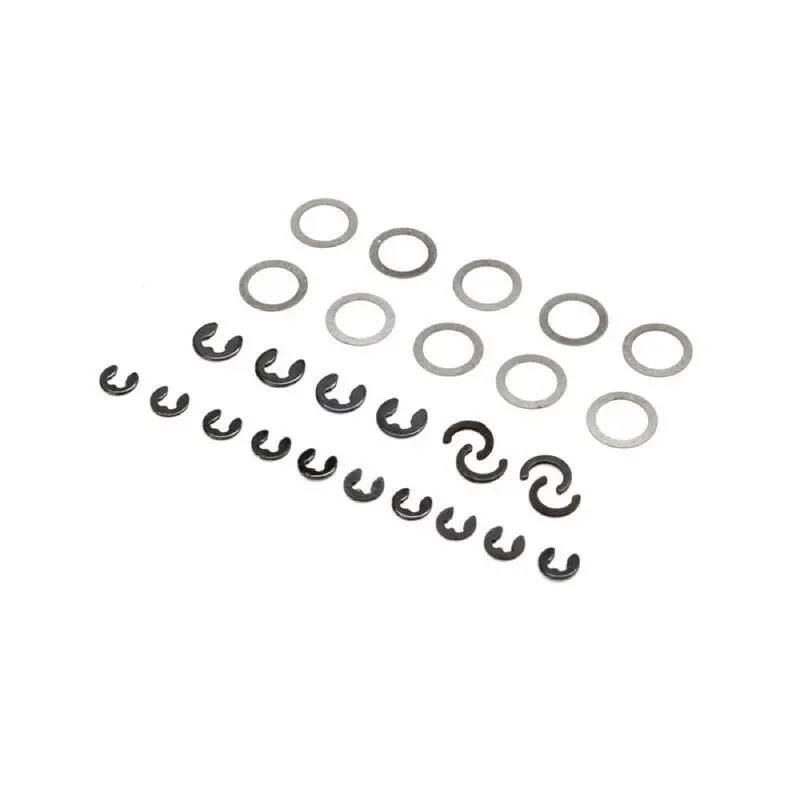 Losi Los216009 E-Clip And Shim Set Mini Lmt 1