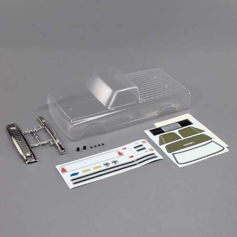 Losi Los230102 1972 Chevy C10 Pickup Body Set Clear 1