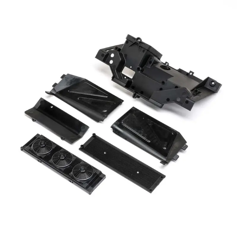 Losi Los231109 Rear Bulkhead Fan Panel And Mud Guard Baja Rey 2.0 1