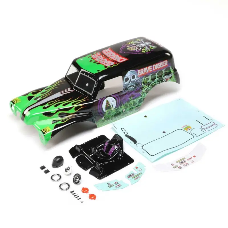 Losi Los240013 Painted Body Set Grave Digger Lmt 1