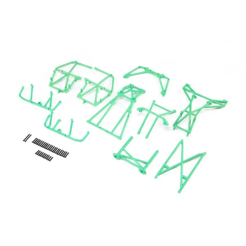 Losi Los241027 Green Complete Cage Set Lmt 1