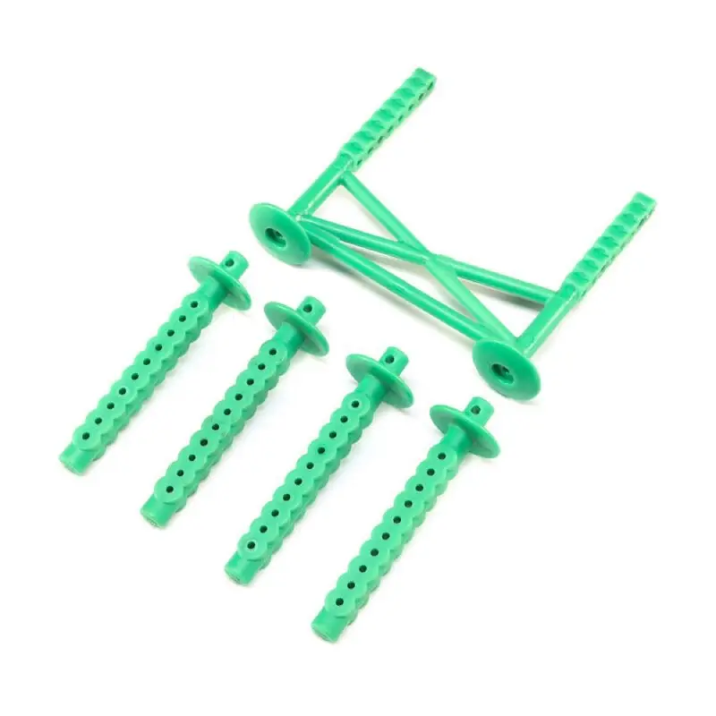 Losi Los241045 Green Rear Body Support And Body Posts Lmt 1