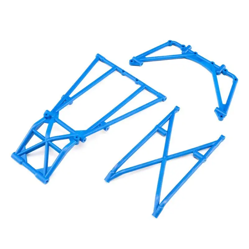 Losi Los241049 Blue Rear Cage And Hoop Bars Lmt 1