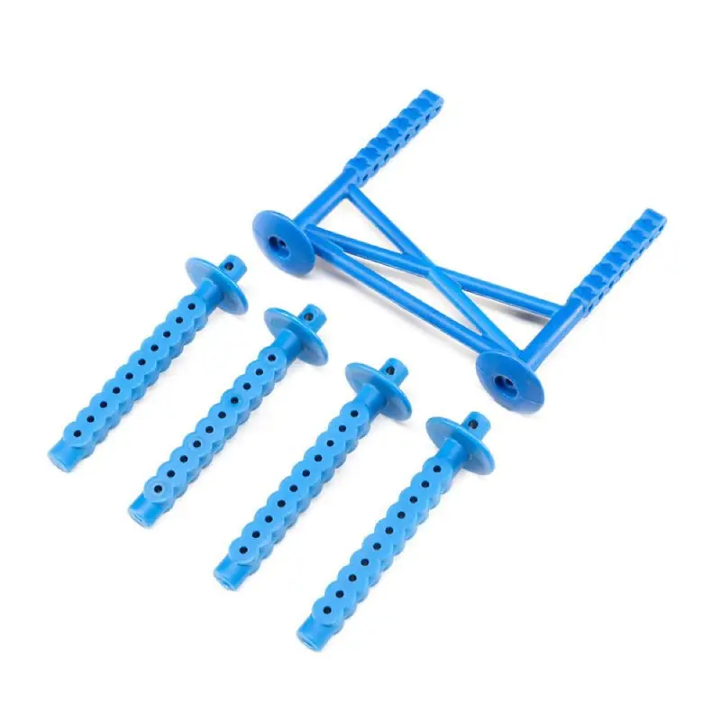Losi Los241051 Blue Rear Body Support And Body Posts Lmt 1