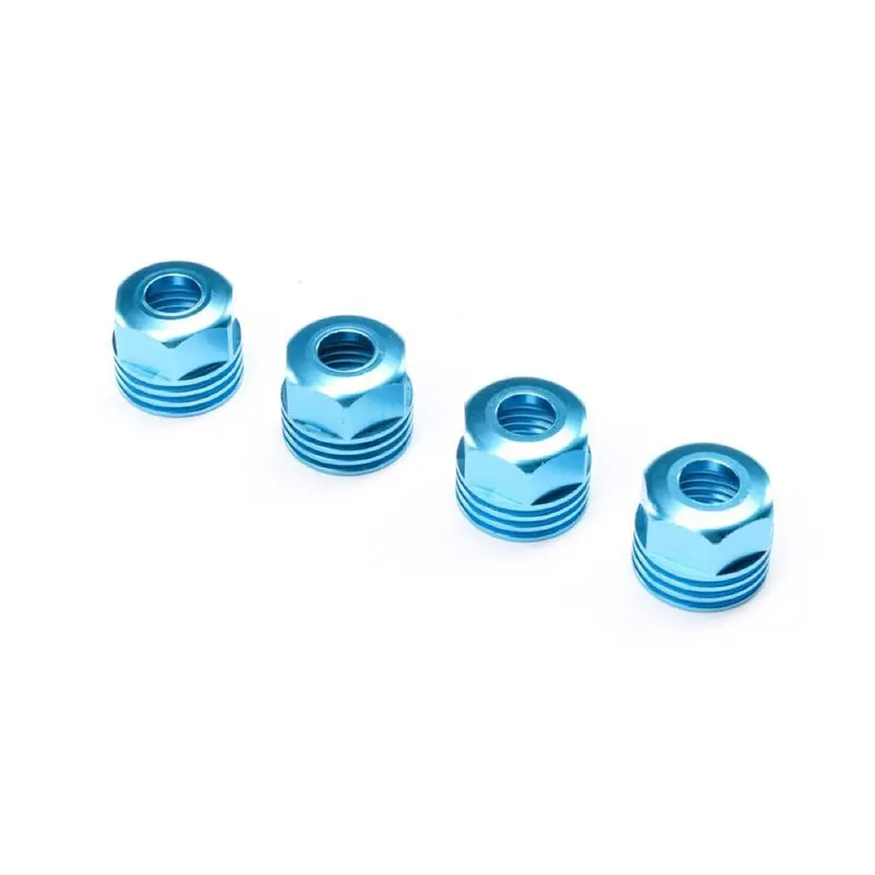 Losi Los253032 Aluminium Lower Shock Caps King Blue 4Pcs Sbr 2.0 1