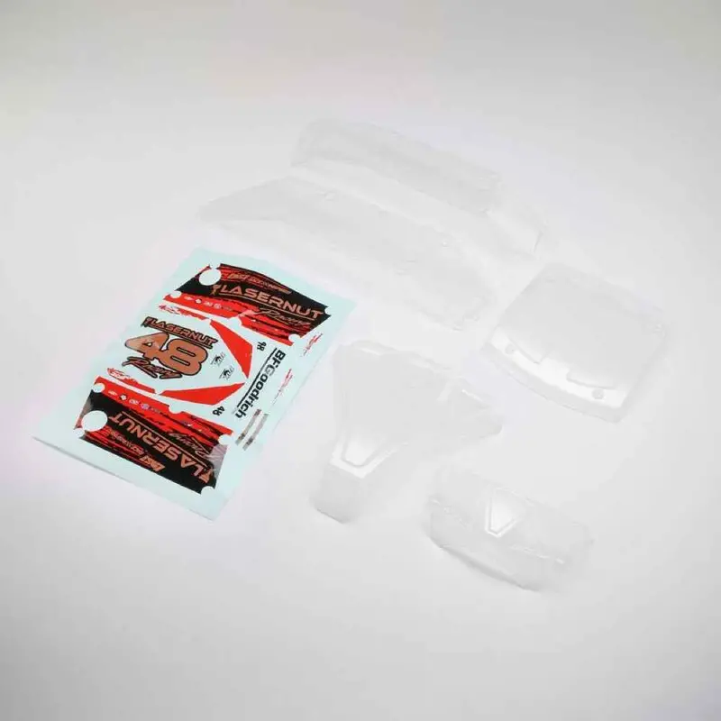 Losi Los350007 Panel Set Clear Super Laser Nut 1