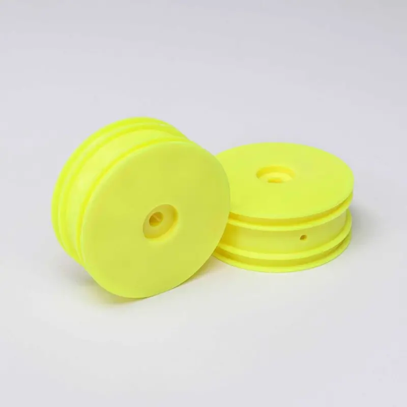Losi Los41027 Front Wheel Yellow 2Pcs Mini-B Clearance 1