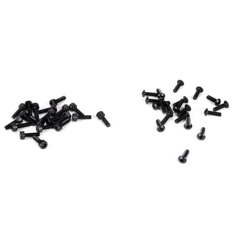Losi Losb6450 Wheel Screw Set 3X10mm Bh And Cap (20Ea) 5Ive-T 1