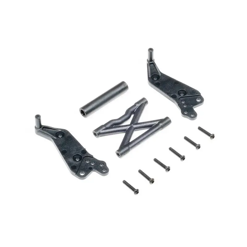 Losi Mini Lmt Wheelie Bar Set, Black 1
