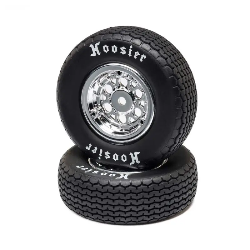 Losi Mounted Front Tyre Set Hard 22S Sprint Car Los-2418 1
