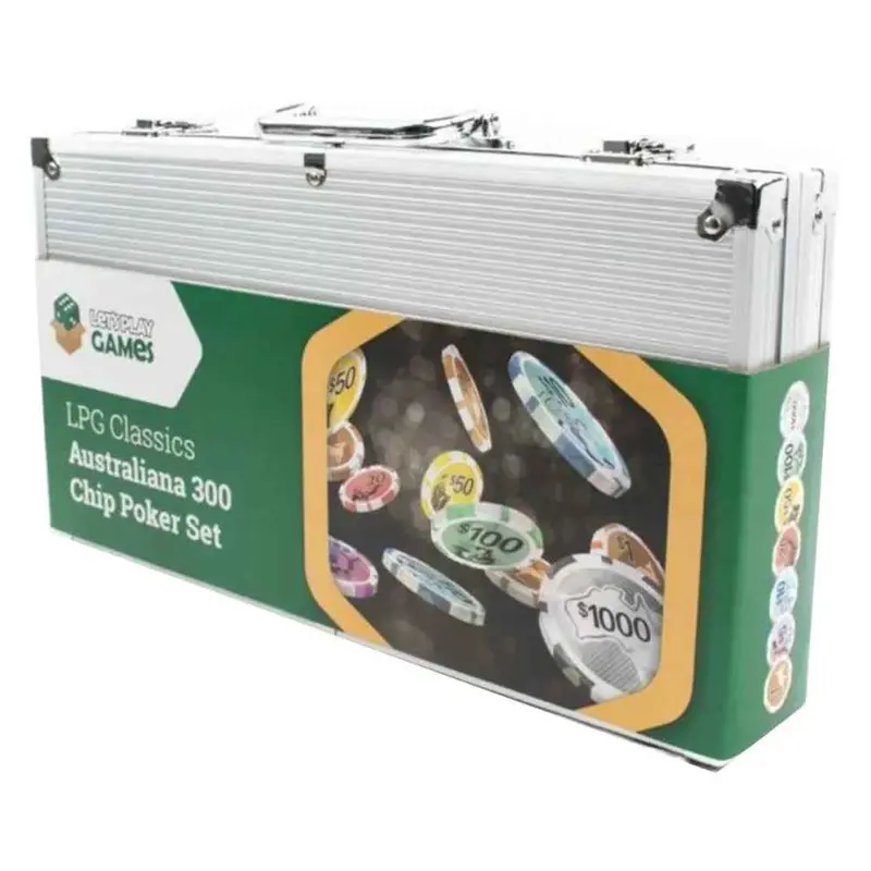 Lpg Classics Australiana Clay Poker Set (300 Chips) 1