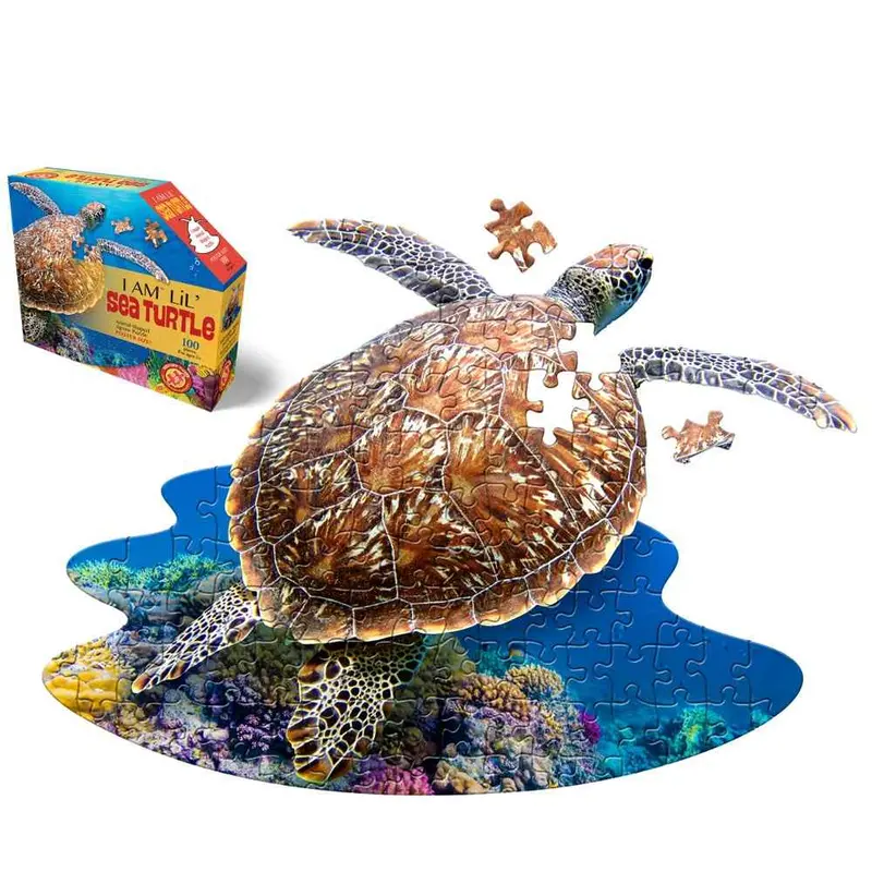 Madd Capp 4007 I Am Lil' Sea Turtle 100Pc Jigsaw Puzzle 1
